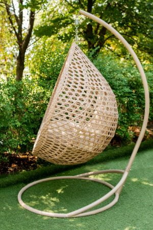 крісло кокон плетене ротангом Асоль єко ЮМК