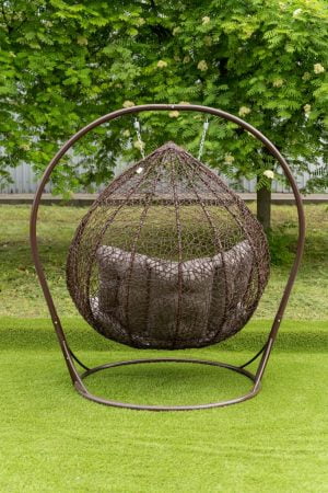 качели плетёные из ротанга Дабл Арч