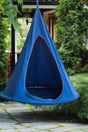 Кресло вигвам из ткани с обрчуем