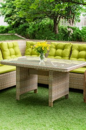 угловой комплект столовой мебели для кухни