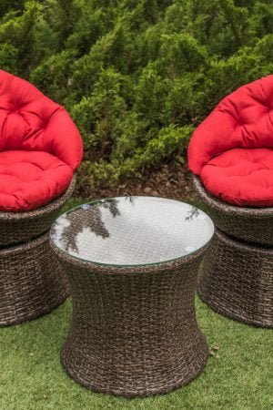 Комплект садовой мебели Сфера рошен с красным