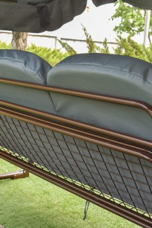 спинка качели для сада с высоким подголовником