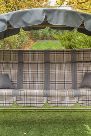 четырёхместная садовая качеля ЮМК