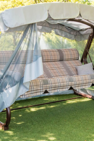 качели кровать металлические