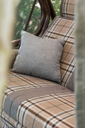 качель кровать металлическая