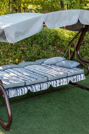 Садовые качели с откидной спинкой