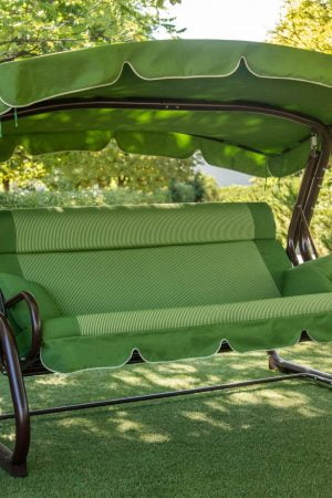 Качели для сада Корса ЮМК зелёные