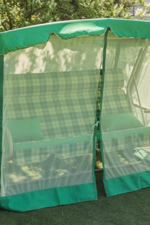 качели с москитной и козырьком купить