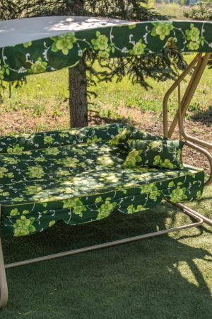 качели раскладные с крышей