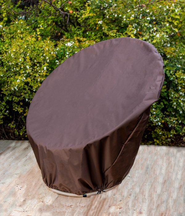 коричневый чехол для кресла папасан
