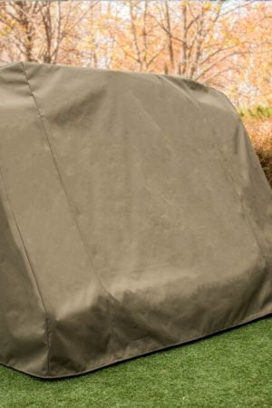 чехол цвета хаки на качели садовые