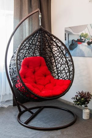 АрВуд кресло кокон купить чёрное