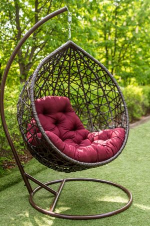 крісло кокон з штучного ротангу ціна дешево