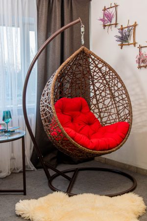 Подвесное кресло в квартиру Арт вуд