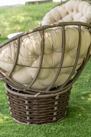 круглое кресло садовое