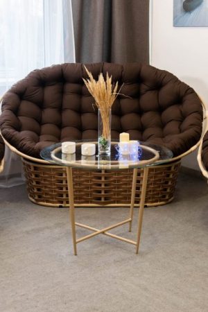 комплект мебели из металла папасан люкс