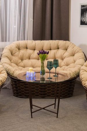 Премиум комплект мебели Фемели люкс искусственный ротанг