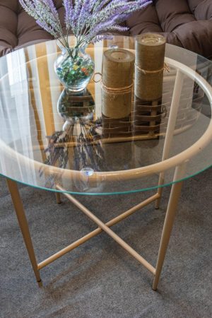 Маленький лофт столик журнальный