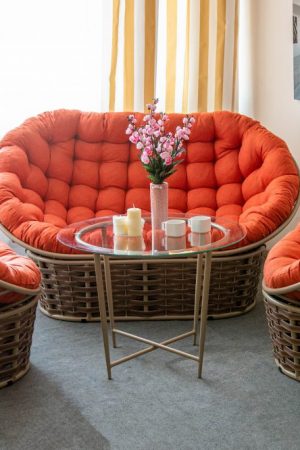 Комплект красивой плетёной мебели ЮМК ротанг