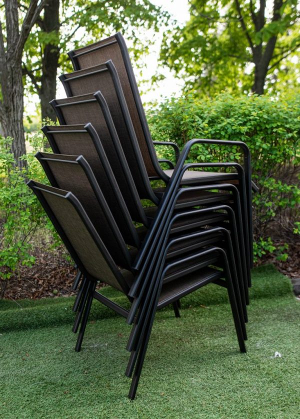 стулья текстиленовые из металла для летнего кафе