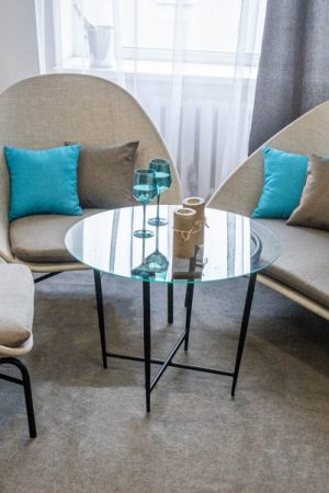 Мебель на металлическом каркасе из ткани текстилен