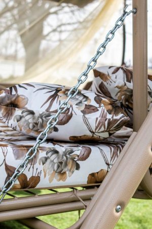 Механизм раскладки качели с сварной сеткой