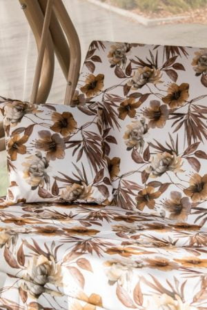 Ткань для качели в крупный цветок