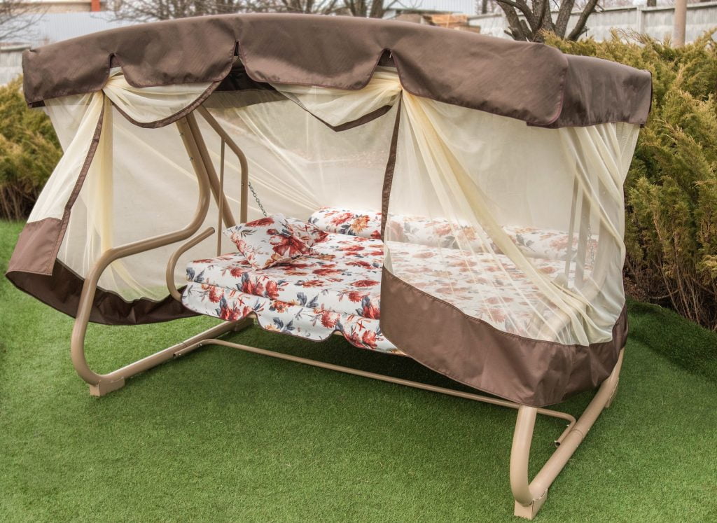 качели в разложеном виде