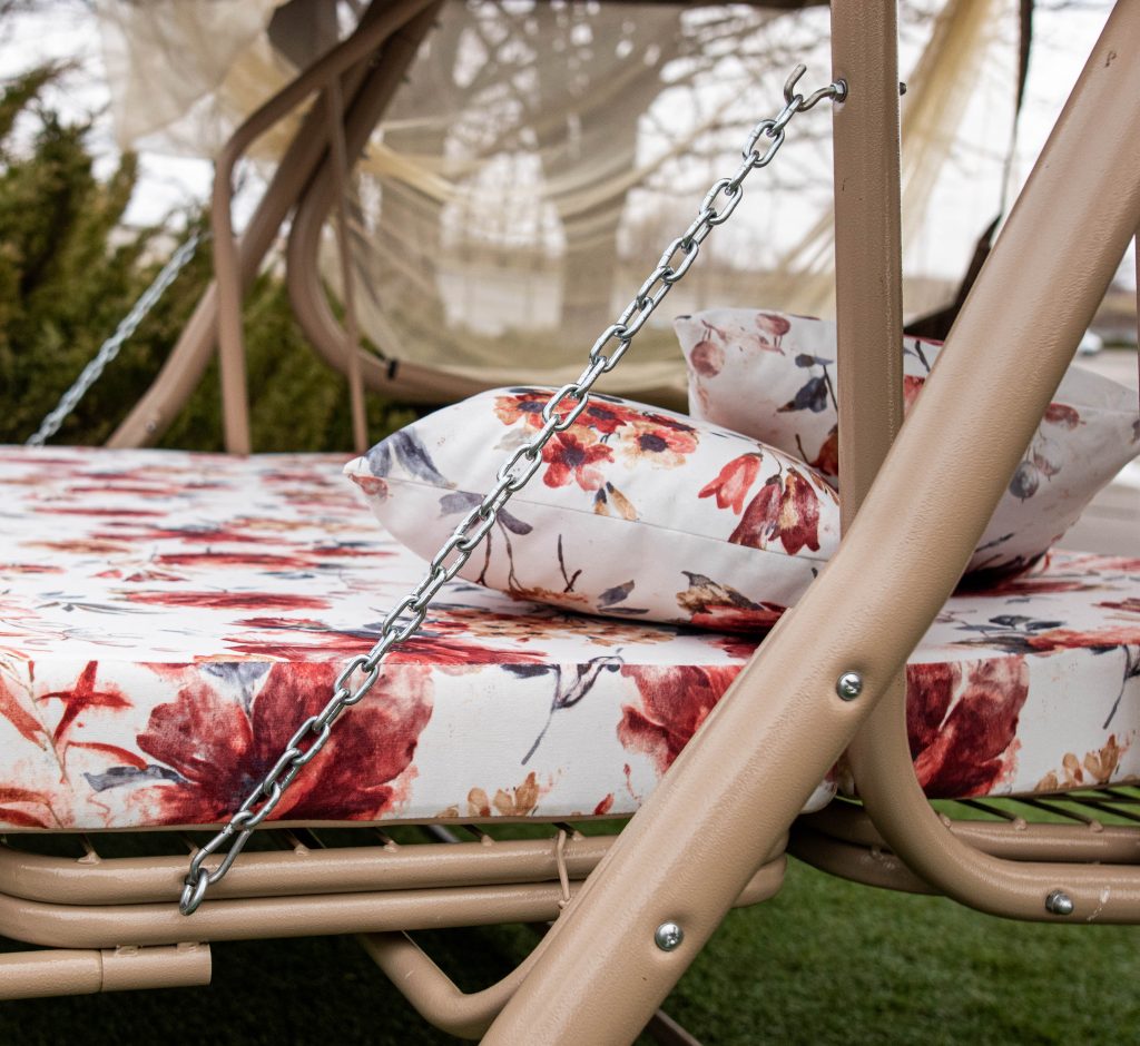 раскладка спинки на качели на цепи