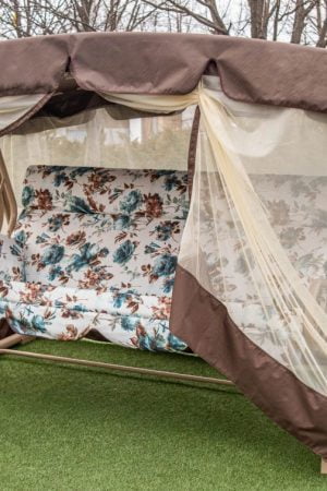 Качели садовые с валиком под голову