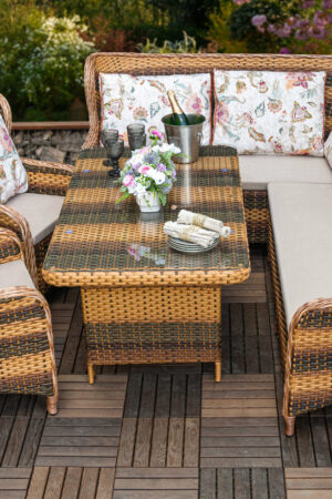 угловая мебель из ротанга грегори меланж 2024