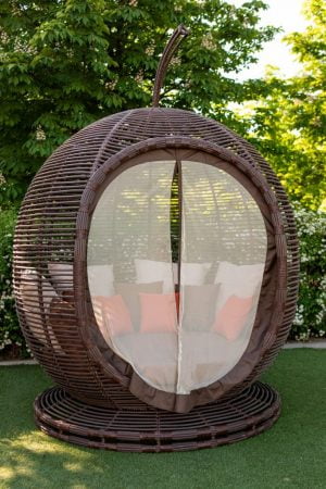 Беседка садовая из ротанга