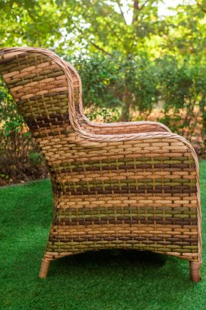 Кресло Меланж плетёное ротангом
