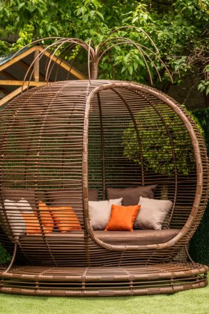 беседка яблоко. ландшафтний дизайн