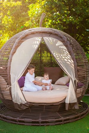 Садовая беседка из искусственного ротанга Элегант Биг ЮМК