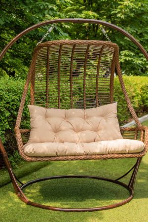 кресло кокон новинка Дуэт на арочной стойке