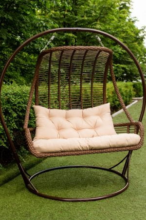 Качели Дуэт из искусственного ротанга