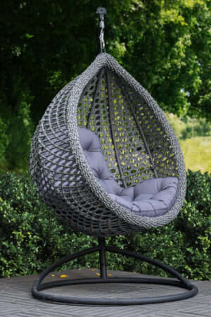 сірий кресло кокон купити