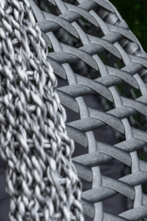 сірий кресло кокон ціна