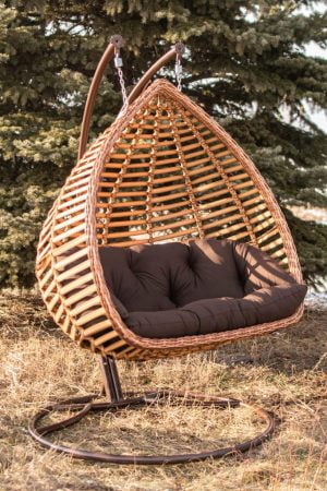 Подвесные качели кресло кокон Дабл Промо