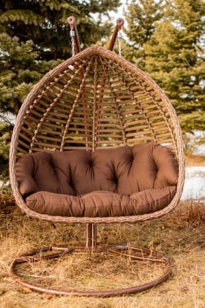 Кресло подвесное двухместные качели дабл промо