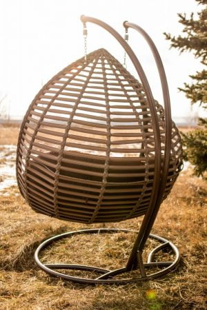 Двухместный кокон кресло Дабл промо сзади