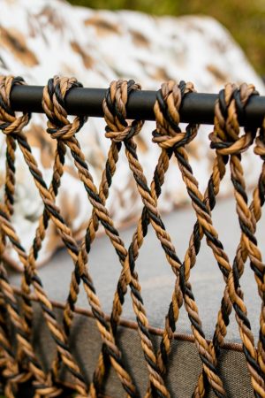 текстиленавая нить на мебели плетение