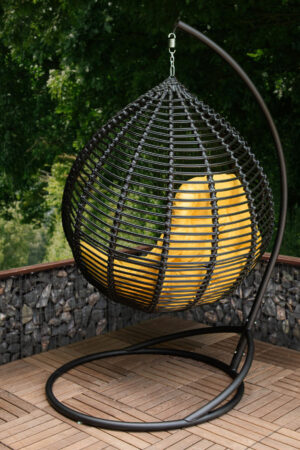 кокон кресло кит двухволновый черный