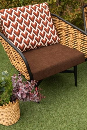 кресло из эко ротанга напольное на ножках