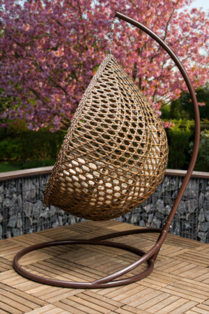 подвесное кресло колибри премиум ротанга омега 15