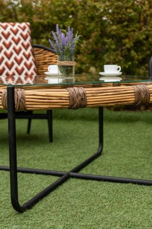 дизайнерский столик из метала лофт