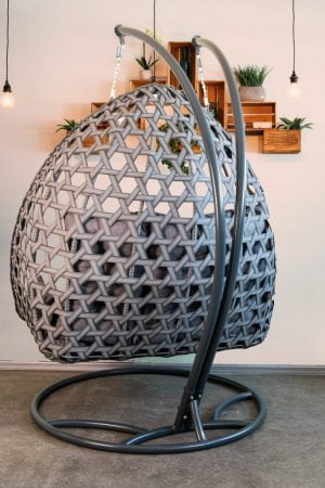 плетіння по двохмісному кріслу кокону Мишель промо юмк