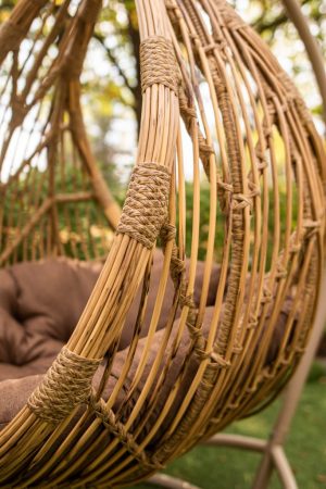 плетение на подвесном кресле шаре