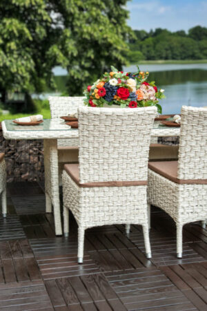 плетёные наборы садовой мебели беладжио беж